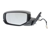 OEM 2013 Honda Accord Mirror Assembly, Driver Side Door (Crystal Black Pearl) (R.C.) (Heated) - 76250-T3L-A51ZE