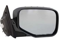 OEM 2018 Honda Ridgeline Mirror Assembly, Passenger Side Door (Obsidian Blue Pearl) (Heated) - 76200-T6Z-A21ZG