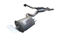 OEM Acura TL Muffler, Passenger Side Exhaust - 18307-TK5-A51