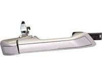 OEM 2012 Honda Odyssey Handle Assembly, Passenger Side Slide Door (Outer) (Polished Metal Metallic) - 72640-TK8-A11ZE