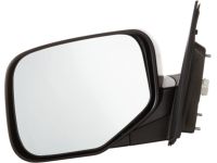 OEM 2009 Honda Ridgeline Mirror Assembly, Driver Side Door (Flat Black) (R.C.) - 76250-SJC-A01ZF