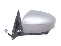 OEM 2014 Honda Pilot Mirror, Driver Side Door (Silver Metallic) - 76250-SZA-A33ZJ