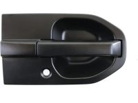 OEM 2011 Honda Element Handle Assembly, Right Front Door (Outer) (Flat Black) - 72140-SCV-A01ZA