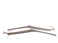 OEM 2000 Honda Civic Garnish Assy., L. FR. Pillar *NH220L* (CLEAR GRAY) - 84151-S03-000ZA