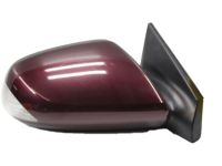 OEM 2017 Honda Pilot Mirror Assembly, Driver Side Door (Dark Cherry Pearl) - 76250-TG8-A21ZA