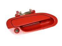 OEM Honda S2000 Handle Assembly, Right Front Door (Outer) (New Formula Red) - 72140-S86-K02YD