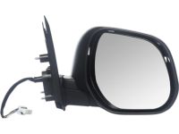 OEM 2006 Honda Pilot Mirror Assembly, Driver Side Door (Desert Rock Metallic) (R.C.) (Heated) - 76250-S9V-C11ZP