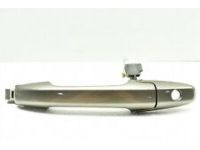 OEM 2009 Honda Pilot Handle Assembly, Left Rear Door (Outer) (Bali Blue Pearl) - 72680-SNE-A11ZP