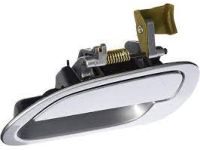 OEM 2002 Honda Accord Handle Assembly, Left Rear Door (Outer) (Naples Gold Metallic) - 72680-S84-A01ZR