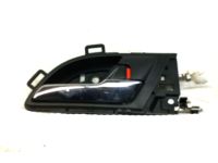 OEM 2022 Honda CR-V Handle Assembly, Passenger Side Inside (High Gloss Silver) - 72120-TLA-A11ZB