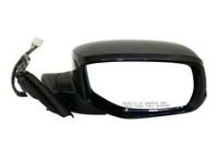 OEM 2015 Honda Accord Mirror Assembly, Passenger Side Door (Still Night Pearl) (R.C.) (Heated) - 76200-T3L-A62ZG