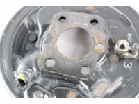 OEM 2008 Honda Fit Plate, Left Rear Brake Back - 43120-SLN-A01