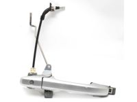 OEM Honda Pilot Handle Assembly, Driver Side Door (Outer) (Silver Metallic) - 72180-SNE-A11ZF