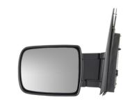 OEM 2005 Honda Element Mirror Assembly, Driver Side Door (Flat Black) (R.C.) - 76250-SCV-A01ZA