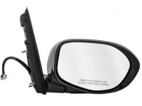 OEM 2016 Honda Odyssey Mirror, Passenger Side Door (Crystal Black Pearl) - 76200-TK8-A61ZD