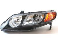 OEM Honda Civic Headlight Unit, Driver Side - 33151-SNA-A02