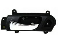 OEM 2005 Honda Accord Handle Assembly, Left Front Door Inside (Graphite Black) - 72160-SDN-A02ZA