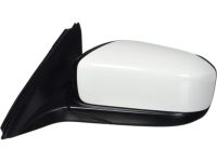 OEM 2005 Honda Accord Mirror Assembly, Driver Side Door (Taffeta White) (R.C.) - 76250-SDA-A13ZD