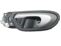 OEM 2010 Honda Civic Handle Assembly, Left Front Door Inside (Dark Atlas Gray) - 72160-SNA-A21ZB