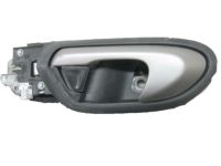 OEM 2009 Honda Civic Handle Assembly, Left Front Door Inside (Dark Atlas Gray) - 72160-SNA-A21ZB