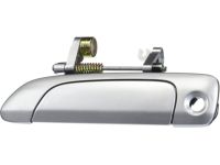 OEM 2005 Honda Civic Handle Assembly, Left Front Door (Outer) (Satin Silver Metallic) - 72180-S5D-A12ZE