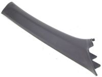 OEM 2016 Honda Accord Garnish Assy., R. FR. Pillar *NH167L* (GRAPHITE BLACK) - 84101-T2A-A01ZC