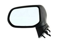 OEM 2009 Honda Civic Mirror Assembly, Driver Side Door (Polished Metal Metallic) (R.C.) - 76250-SNE-A02ZQ