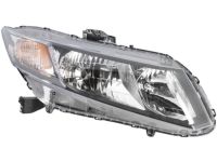 OEM Honda Civic Headlight Assembly, Passenger Side - 33100-TR0-A51