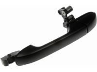 OEM 2003 Honda Pilot Handle Assembly, Left Rear Door (Outer) (Flat Black) - 72680-S9V-A01ZA