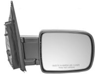 OEM 2006 Honda Element Mirror Assembly, Passenger Side Door (Flat Black) (R.C.) - 76200-SCV-A01ZA