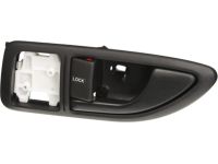 OEM Honda Civic del Sol Handle Assembly, Driver Side Inside (Graphite Black) - 72160-SR2-A02ZB