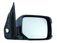 OEM 2010 Honda Pilot Mirror, Passenger Side Door (Crystal Black Pearl) - 76200-SZA-A33ZK