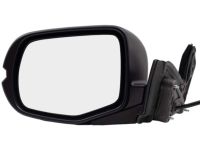 OEM 2020 Honda Passport Mirror Assembly, Driver Side Door (Crystal Black Pearl) (R.C.) - 76250-T6Z-A11ZD