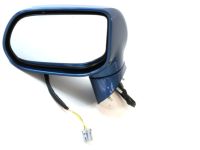 OEM 2009 Honda Civic Mirror Assembly, Driver Side Door (Neutron Blue Metallic) (R.C.) - 76250-SNE-A02ZB