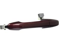 OEM 2014 Honda Pilot Handle Assembly, Left Rear Door (Outer) (Dark Cherry Pearl) - 72680-SNE-A11ZU