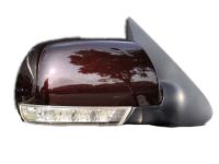 OEM 2010 Honda Ridgeline Mirror Assembly, Driver Side Door (Dark Cherry Pearl) (R.C.) (Heated) - 76250-SJC-A31ZF