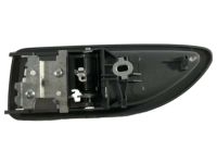 OEM 1993 Honda Civic del Sol Handle Assembly, Passenger Side Inside (Excel Charcoal) - 72120-SR2-A02ZA