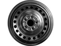 OEM 2008 Honda Element Disk, Wheel (16X6 1/2Jj) (Tpms) (Black) (Topy) - 42700-SCV-A21