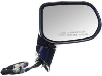 OEM 2009 Honda Civic Mirror Assembly, Passenger Side Door (Royal Blue Pearl) (R.C.) - 76200-SNE-A02ZA