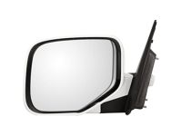 OEM 2007 Honda Ridgeline Mirror Assembly, Driver Side Door (Taffeta White) (R.C.) (Heated) - 76250-SJC-A21ZD