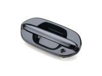 OEM Honda Pilot Handle Assembly, Passenger Side Door (Outer) (Silver Metallic) - 72140-SNE-A11ZF