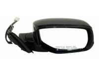 OEM 2013 Honda Accord Mirror Assembly, Passenger Side Door (Crystal Black Pearl) (R.C.) (Heated) - 76200-T3L-A62ZE