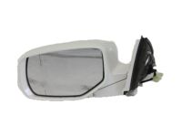 OEM 2016 Honda Accord Mirror Assembly, Driver Side Door (White Orchid Pearl) (R.C.) (Heated) - 76250-T2G-A12ZB