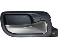 OEM 2007 Honda Accord Handle Assembly, Right Rear Door Inside (Graphite Black) - 72620-SDA-A02ZA