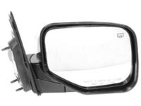 OEM 2013 Honda Ridgeline Mirror Assembly, Passenger Side Door (Silver Metallic) (R.C.) (Heated) - 76200-SJC-A31ZJ