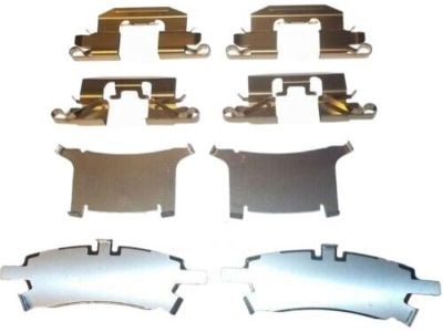 Nissan 41080-0V726 Hardware Kit-Front Disc Brake Pad