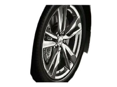 Infiniti 999W1-J2019 19-inch Split 5-spoke Bright Wheel (includes center cap), Front / Rear 19 x 8.5 with 50mm offset (1-piece)