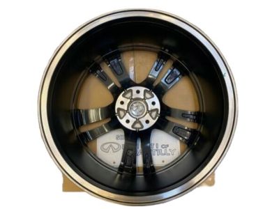 Infiniti 999W1-J2019 19-inch Split 5-spoke Bright Wheel (includes center cap), Front / Rear 19 x 8.5 with 50mm offset (1-piece)