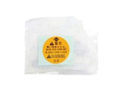 Infiniti 21435-89960 Label-Caution, Radiator