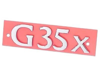 Infiniti 84895-AC300 Trunk Lid Emblem